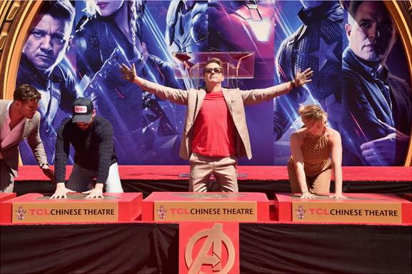 Avengers Handprint Ceremony at TCL Chinese Theatre