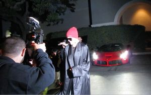 The Kardashians Celebrate Travis Scott's Birthday At The Movie Theater In Westlake Village, California