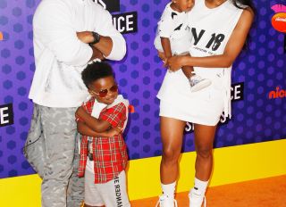Ciara and Russell Wilson with Future Zahir and Princess Sienne