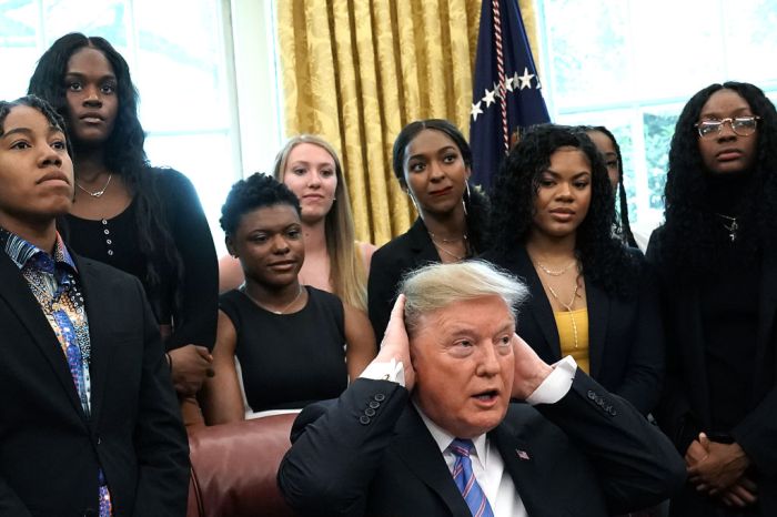 President Donald Trump Welcomes The 2019 NCAA Division I Women's Basketball National Champions Baylor Lady Bears to the White House