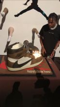 Travis Scott's birthday party at Universal Studios in Glendale