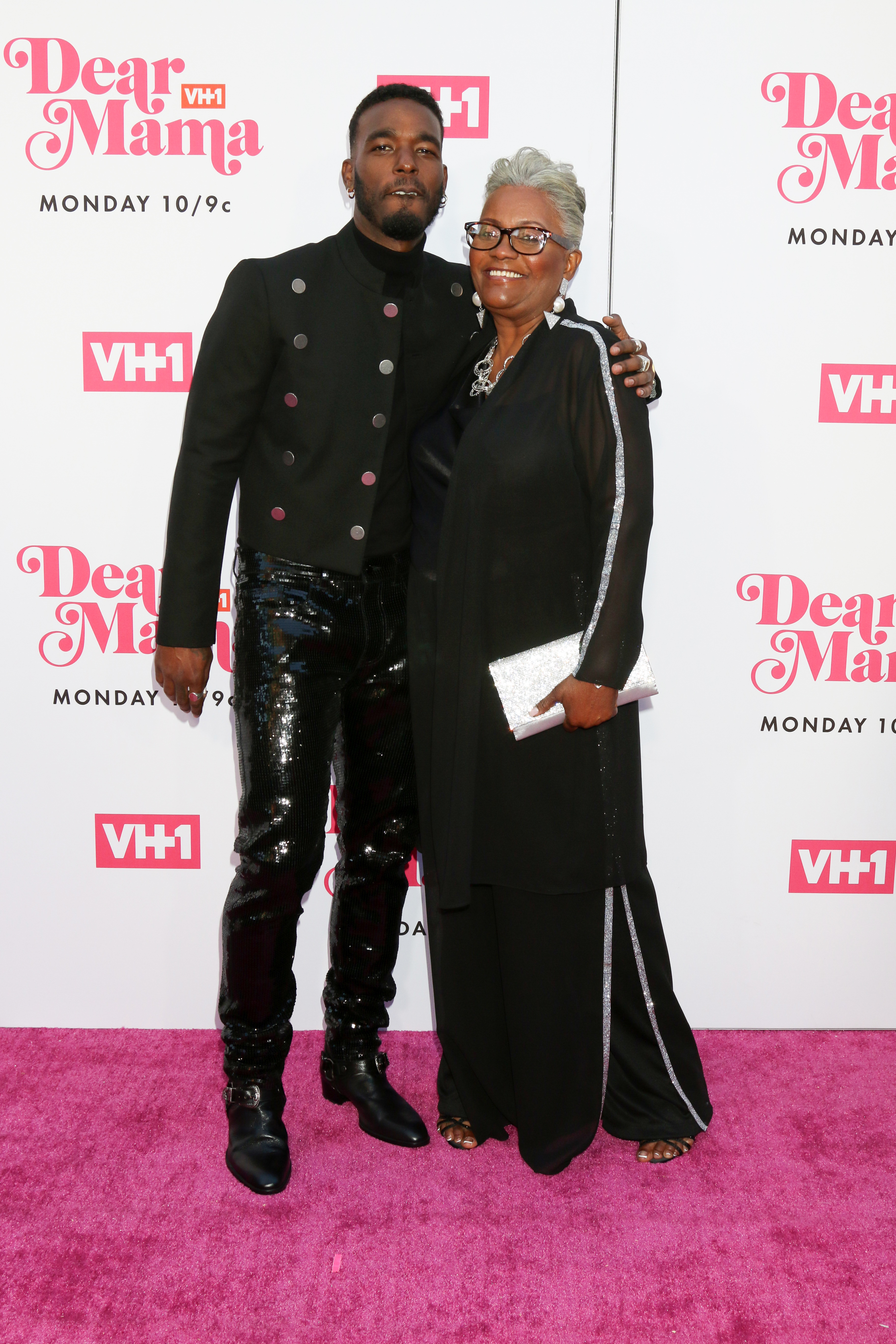 Luke James and his mom attend VH1's Annual