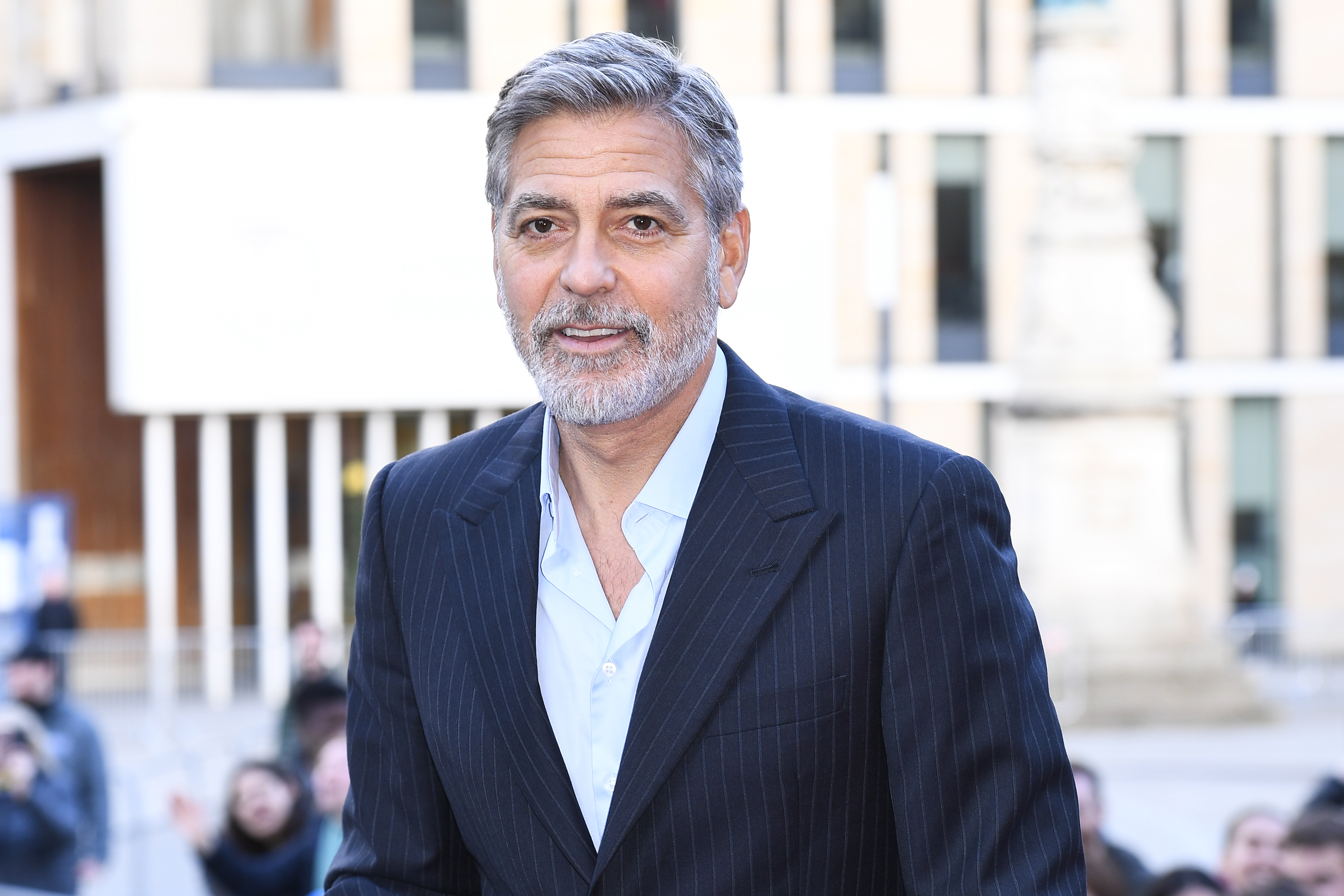 George and Amal Clooney attend postcode lottery gala in Edinburgh