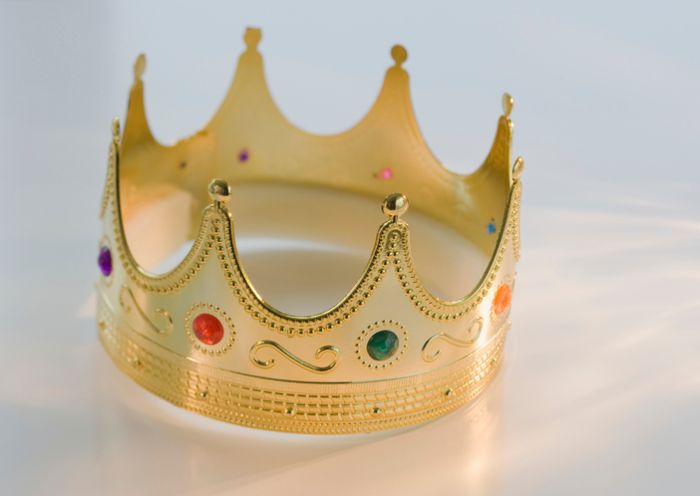 Close up of toy crown