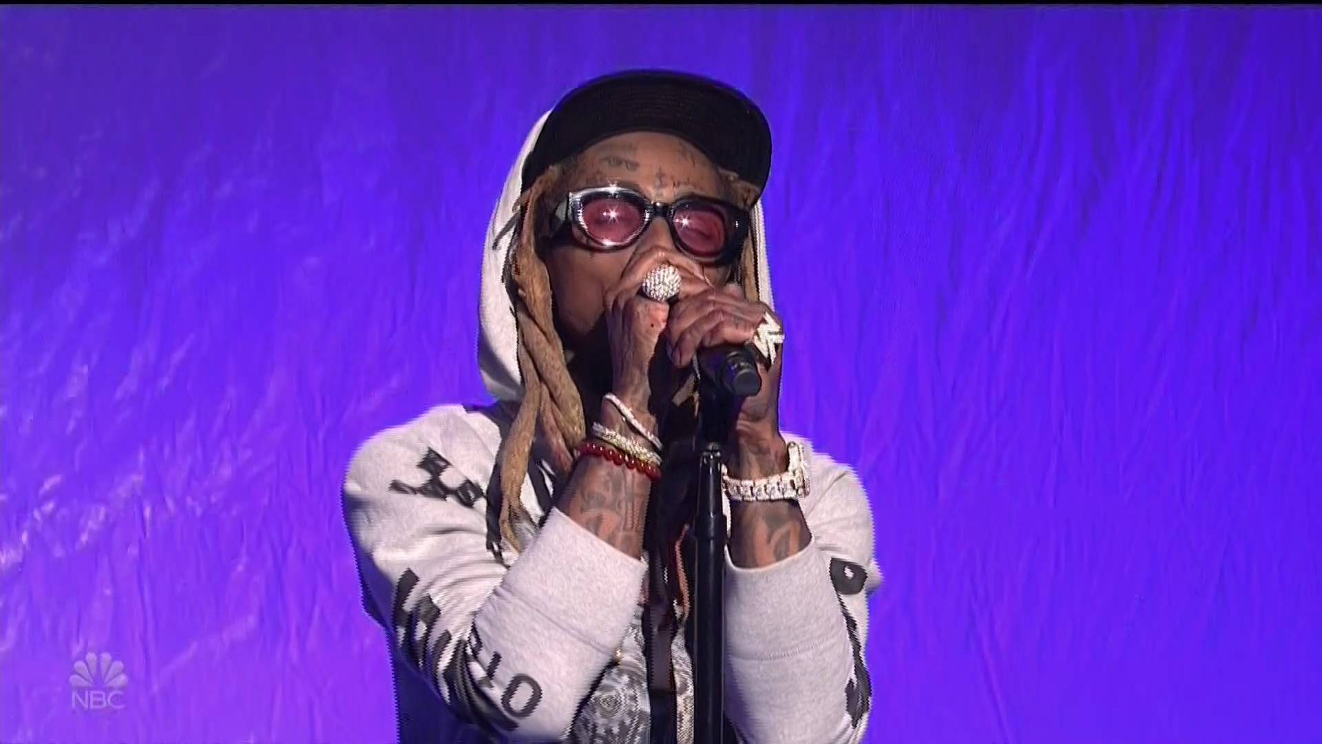 Liev Schreiber with musical guest Lil Wayne hosts the 44th season episode 5 NBC's 'Saturday Night Live'