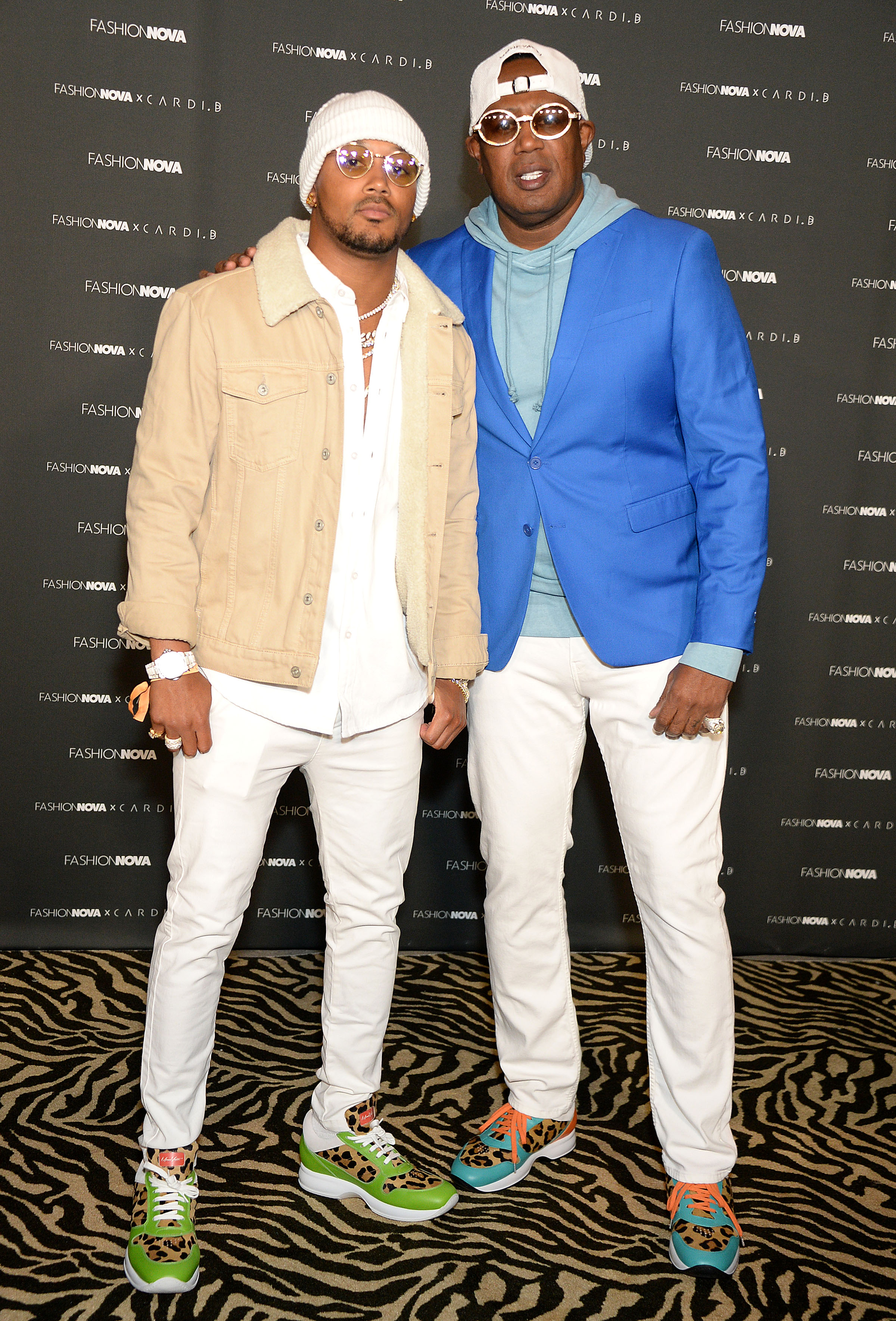 Romeo and Percy Miller The Fashion Nova x Cardi B Collection Launch Event