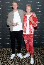 Logan and Jake Paul The Fashion Nova x Cardi B Collection Launch Event
