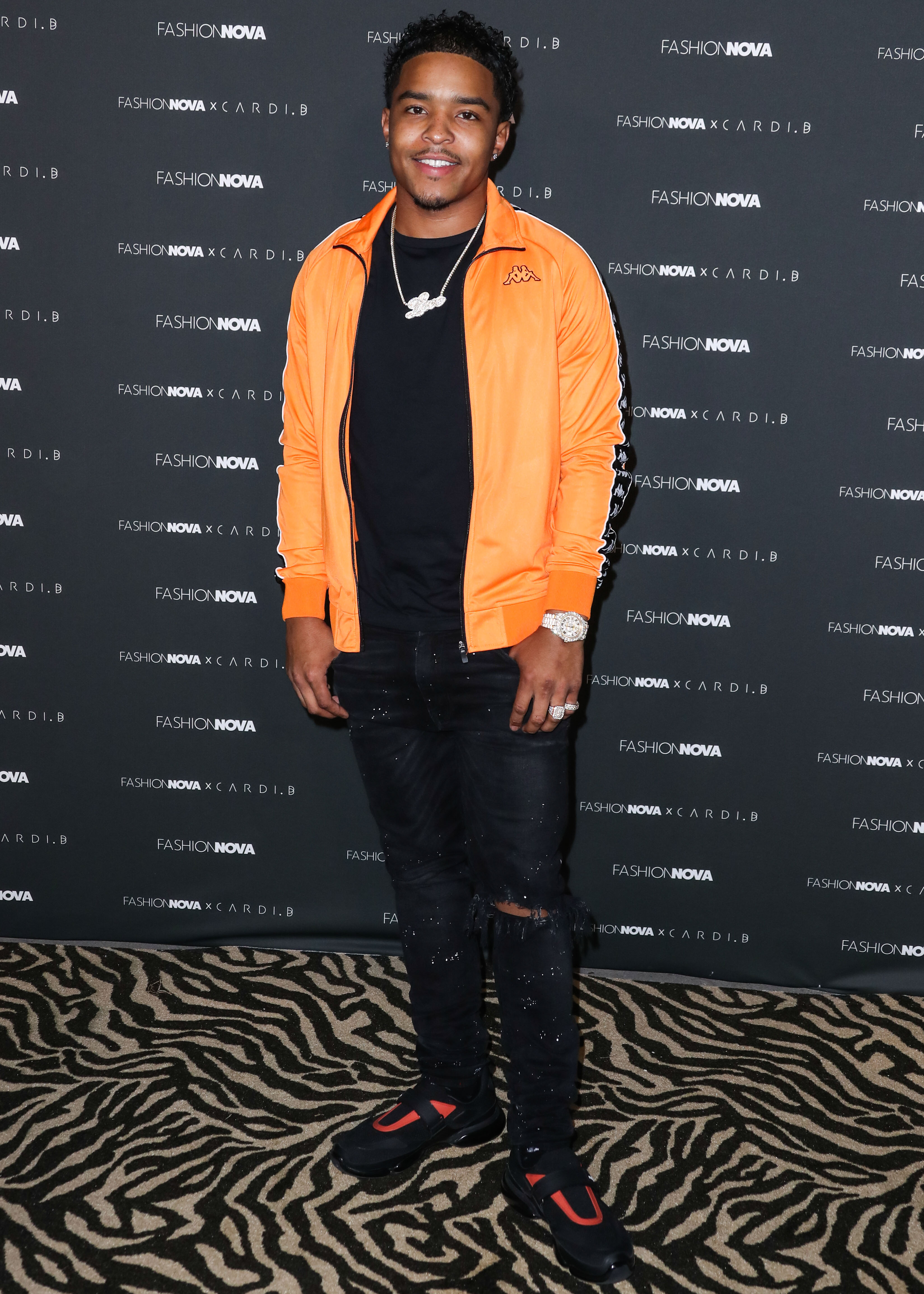 Justin Combs at The Fashion Nova x Cardi B Collection Launch Event