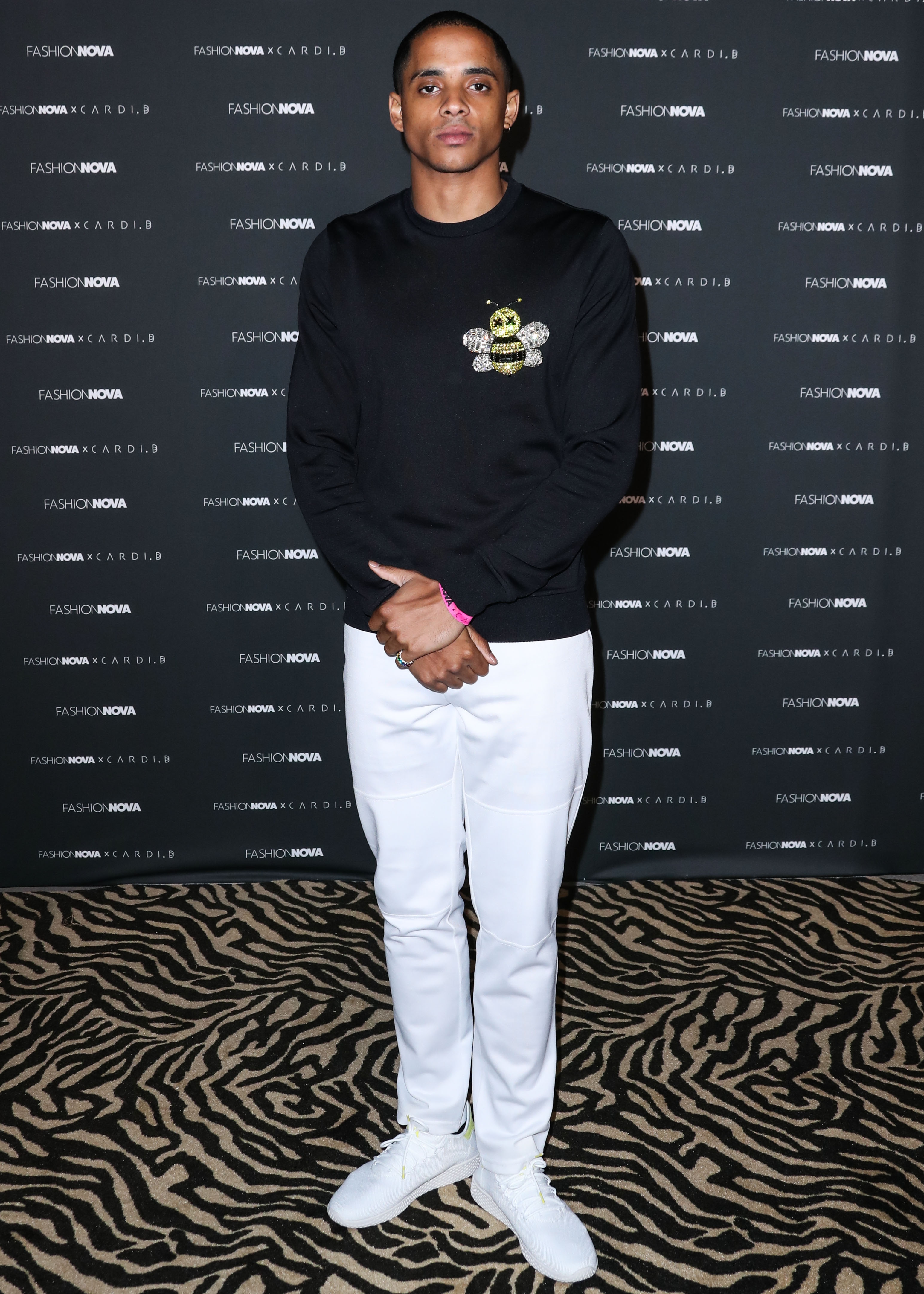 Cordell Broadus at The Fashion Nova x Cardi B Collection Launch Event