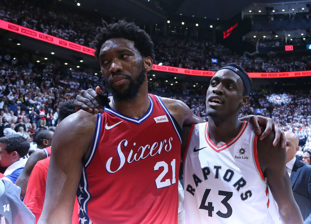 Toronto Raptors beat the Philadelphia 76ers 92-90 in game seven of their second round series in the NBA play-offs
