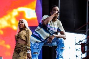 Yung Miami of City Girls and Christian King Combs Rolling Loud Miami