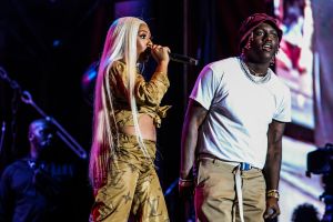 Yung Miami of City Girls and Lil Yachty at Rolling Loud Miami
