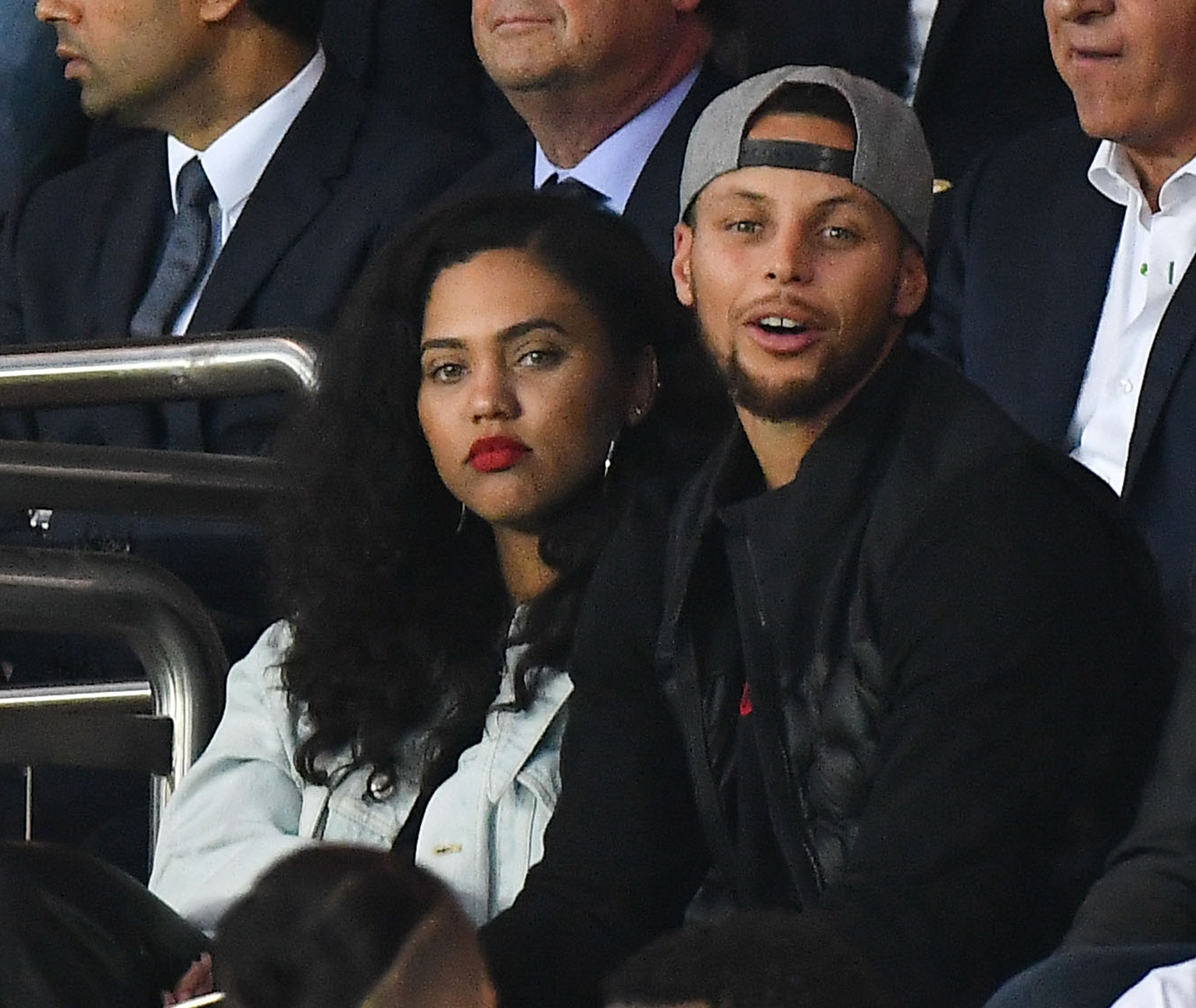 Ayesha Curry and Steph Curry