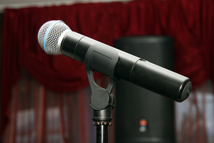 Close-Up Of Microphone