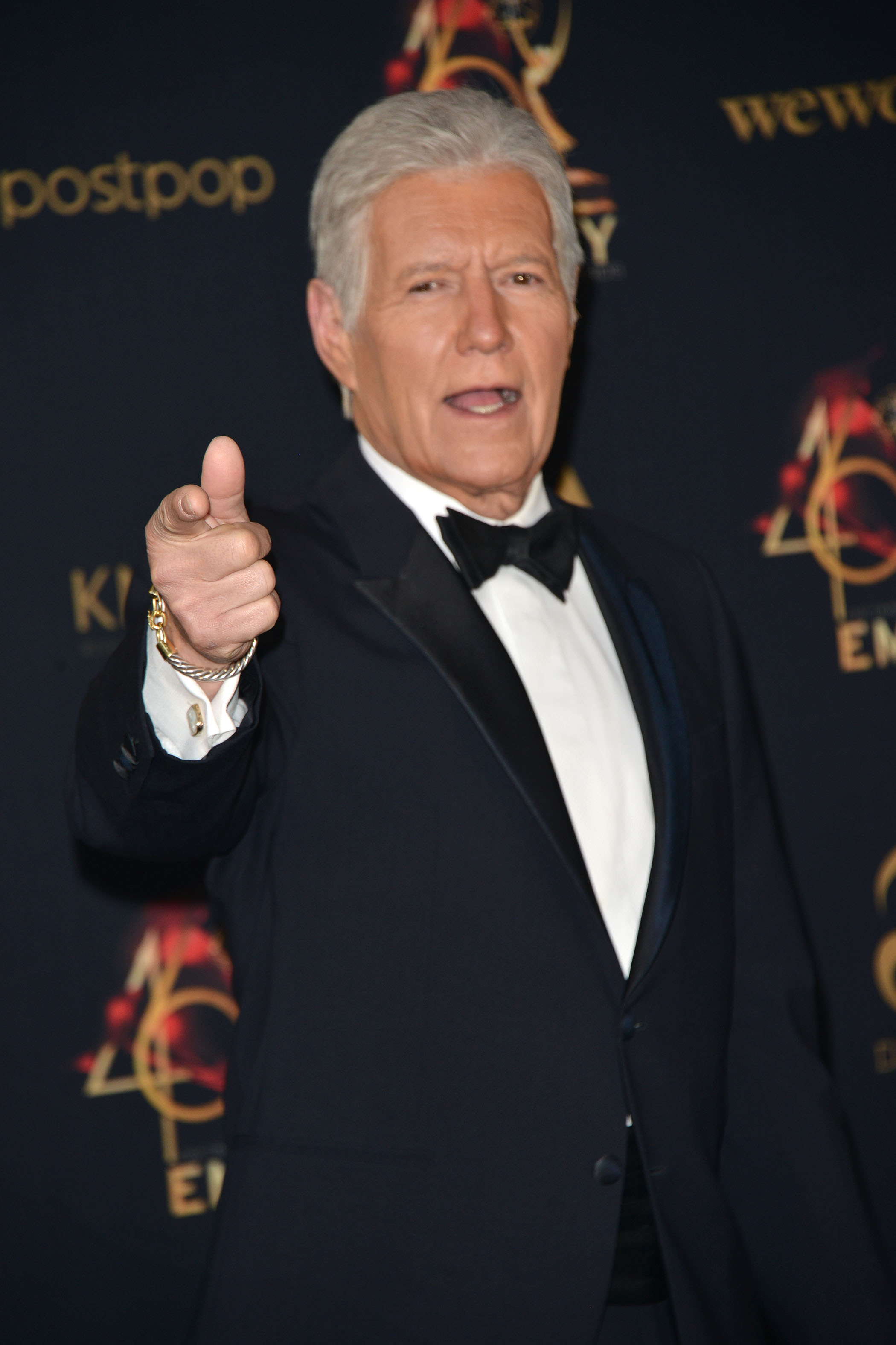 Alex Trebek at the Daytime Emmy Awards