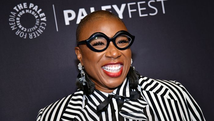 Aisha Hinds attends the Paley Center