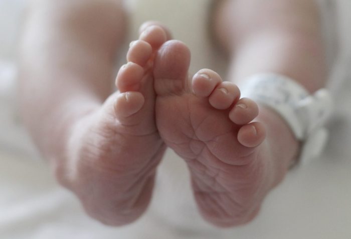 Newborn feet