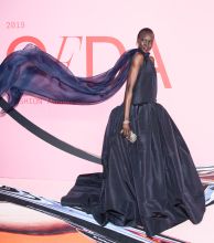 Alek Wek attends 2019 CFDA Fashion Awards