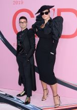 Christian Siriano and Ashley Graham attend 2019 CFDA Fashion Awards