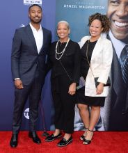 Michael B Jordan mom and sister 47TH AFI LIFE ACHIEVEMENT AWARD HONORING DENZEL WASHINGTON