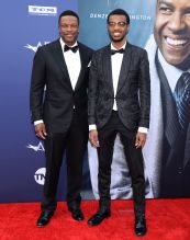 Chris Tucker and son 47TH AFI LIFE ACHIEVEMENT AWARD HONORING DENZEL WASHINGTON