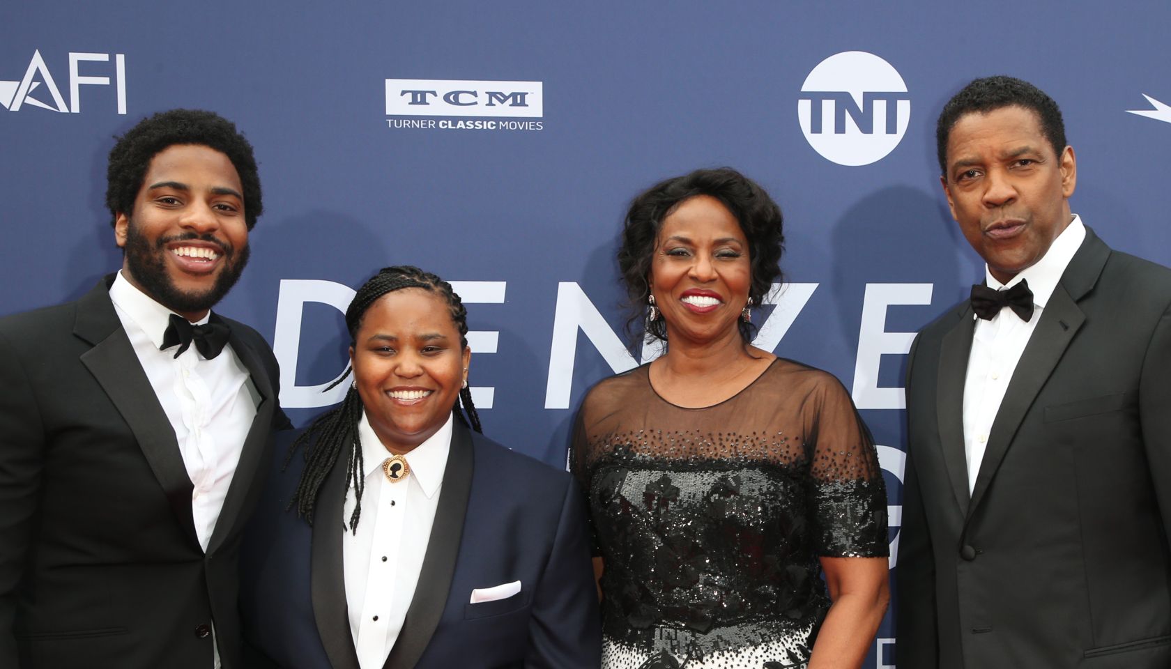 John David Washington, Katia Washington, Pauletta Washington 47TH AFI LIFE ACHIEVEMENT AWARD HONORING DENZEL WASHINGTON