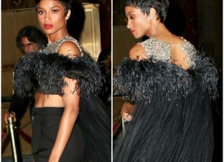 Ciara wears short wig or hairstyle