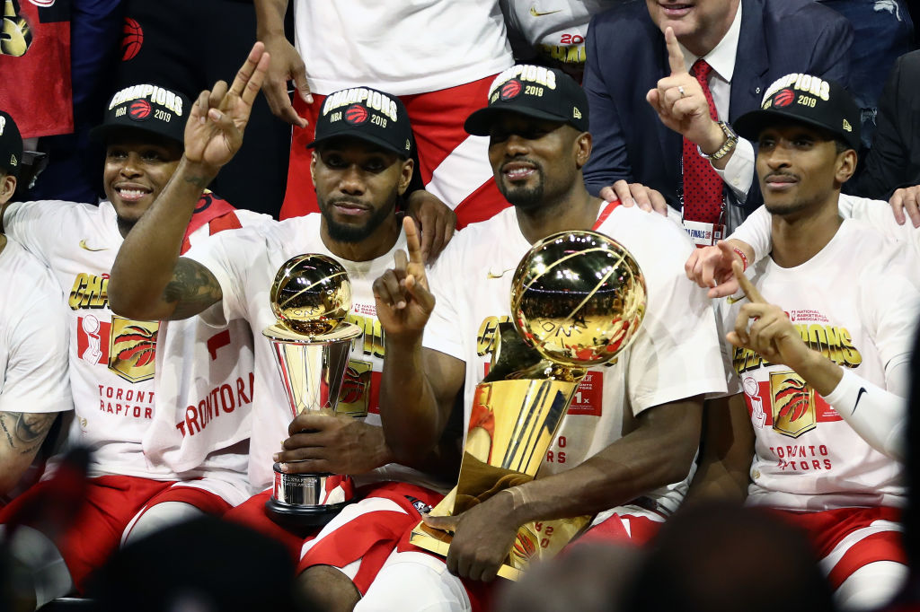 The Toronto Raptors win their first NBA Championship in Finals game 6