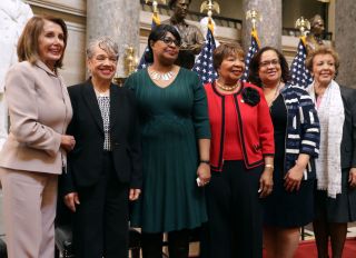 Speaker Nancy Pelosi Hosts Women's History Month Reception Honoring The Space Program's Female Mathematicians