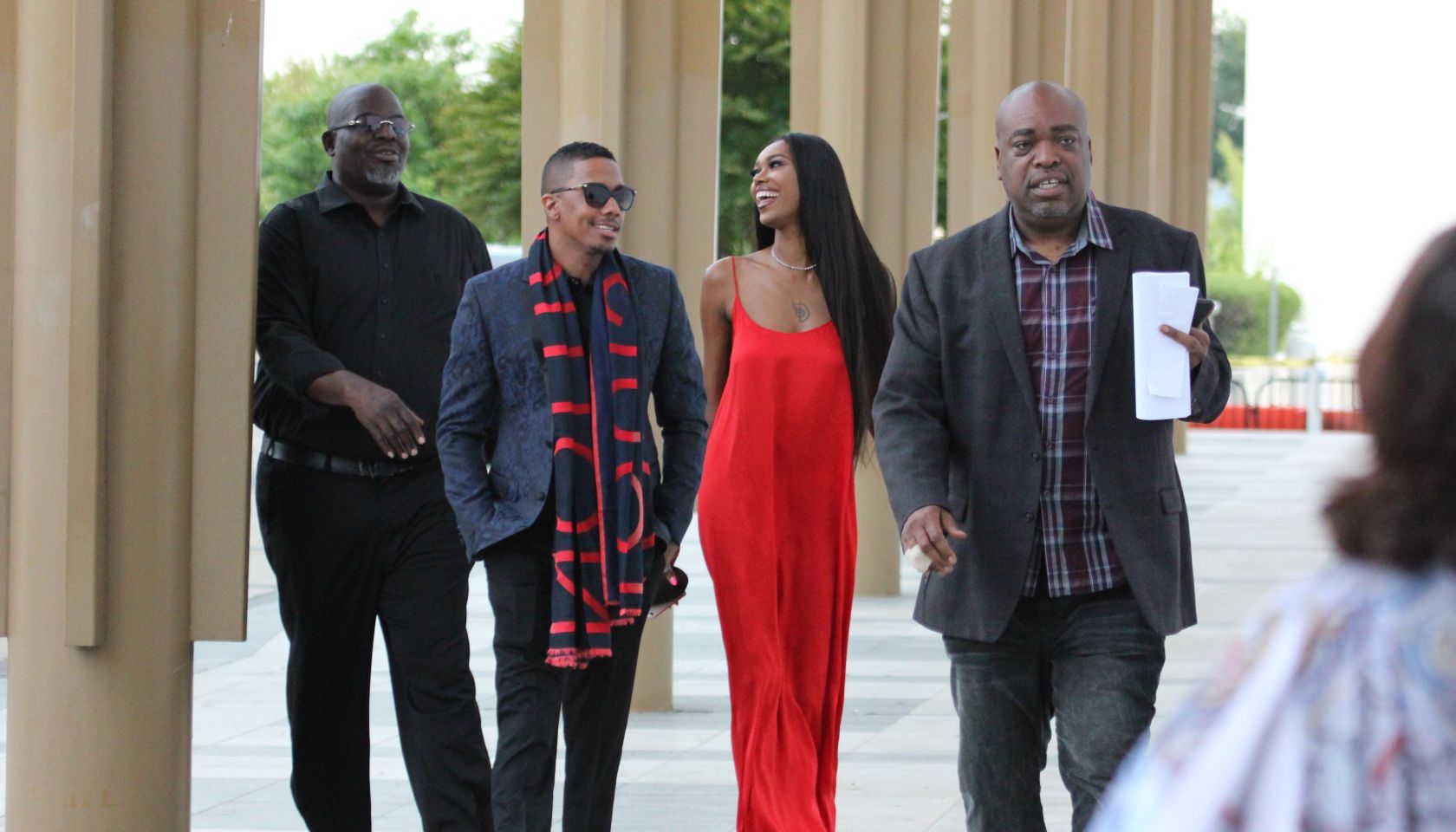 Jessica White attends DC Jazzfest with Nick Cannon
