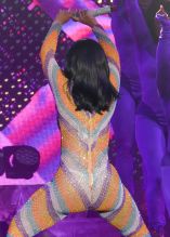 Performs in a Bathrobe at Bonaroo after Busting Open Dior Sequined jumpsuit