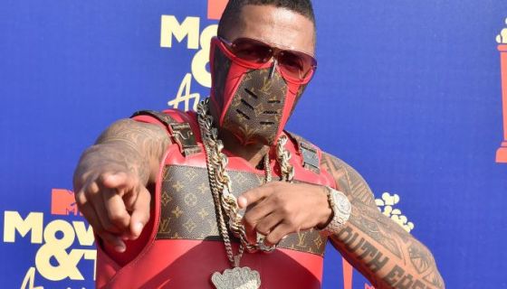 Pure Halitosis: Nick Cannon's Masked Sub Negro Outfit Is Getting Dragged To  A Louis Vuitton Dumpster - Bossip