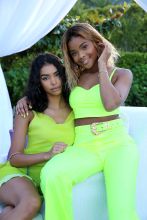 Naressa Valdez and Ajiona Alexus at the Spotify Cookout Party