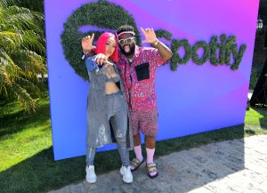Doja Cat and Pink Sweats Spotify Cookout Party