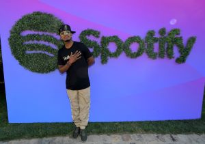 Ne-Yo at the Spotify Cookout Party