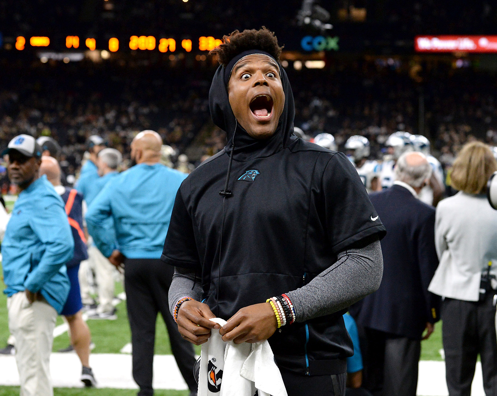 Panthers QB Cam Newton just did something former team owner forbid