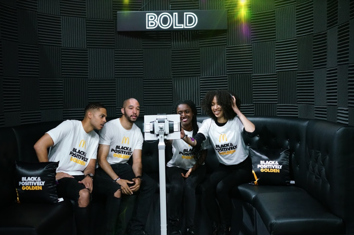 McDonald's Black and Positively Golden Fan Experience at BETX