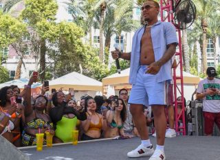 Shad "Bow Wow" Moss Performs At Flamingo Go Pool In Las Vegas