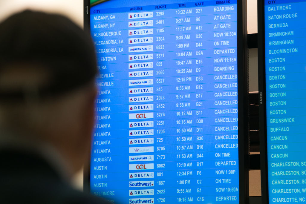 Hundreds Of Flights Cancelled After Power Outage At Atlanta Hartsfield Airport