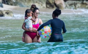 Kawhi Leonard, Kishele Shipley and their daughter vacation in Barbados