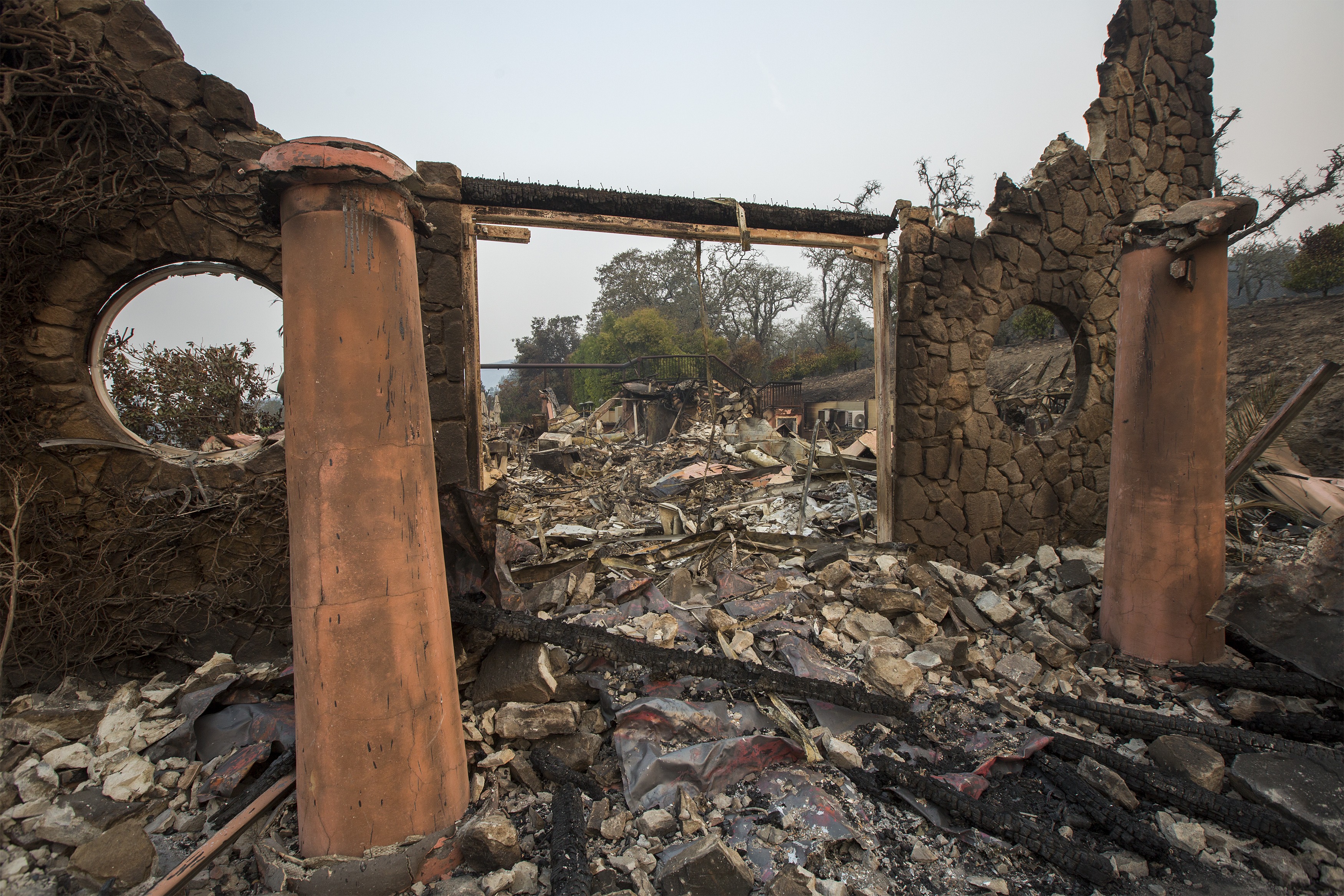 Multiple Wildfires Continue To Ravage Through California Wine Country