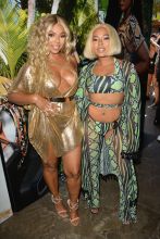 Ashanti and sister Kenashia (Shia) Douglas