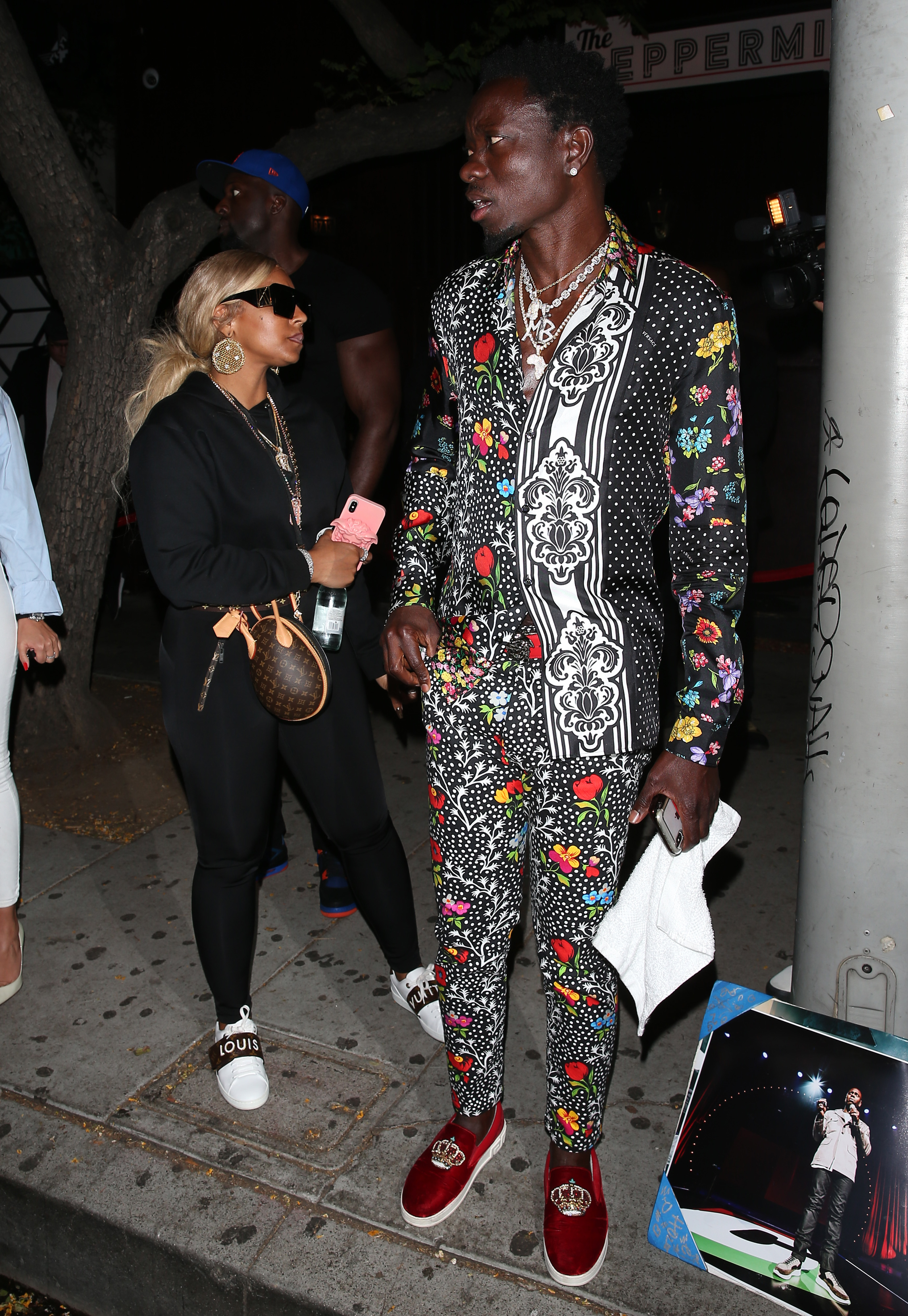 Ashanti and Michael Blackson