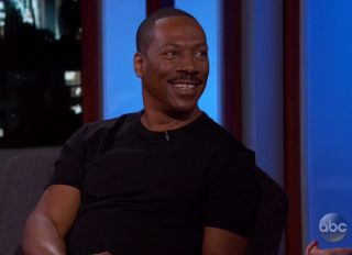 Eddie Murphy during an appearance on ABC's 'Jimmy Kimmel Live!'