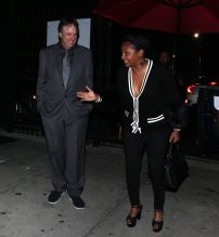 Tiffany Haddish and Kevin Nealon attend Kevin Hart's Birthday Party At TAO in Hollywood
