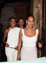 Gabrielle Union Evan Ross and Tracee Ellis Ross attend Kevin Hart's Birthday Party At TAO in Hollywood