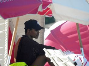 Teyana Taylor Iman Shumpert and daughter Junie in Miami
