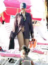 Teyana Taylor Iman Shumpert and daughter Junie in Miami