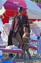 Teyana Taylor Iman Shumpert and daughter Junie in Miami