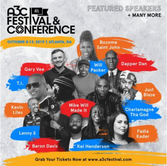 A3C Festival 2019 Speaker Announcement Flyer
